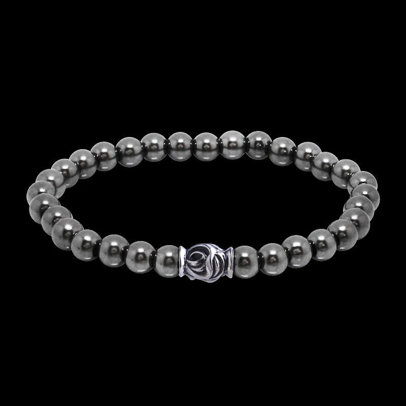 Eagle Bead 6mm Stone Bracelet