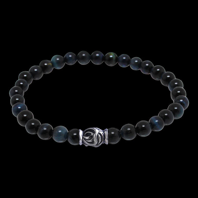 Eagle Bead 6mm Stone Bracelet