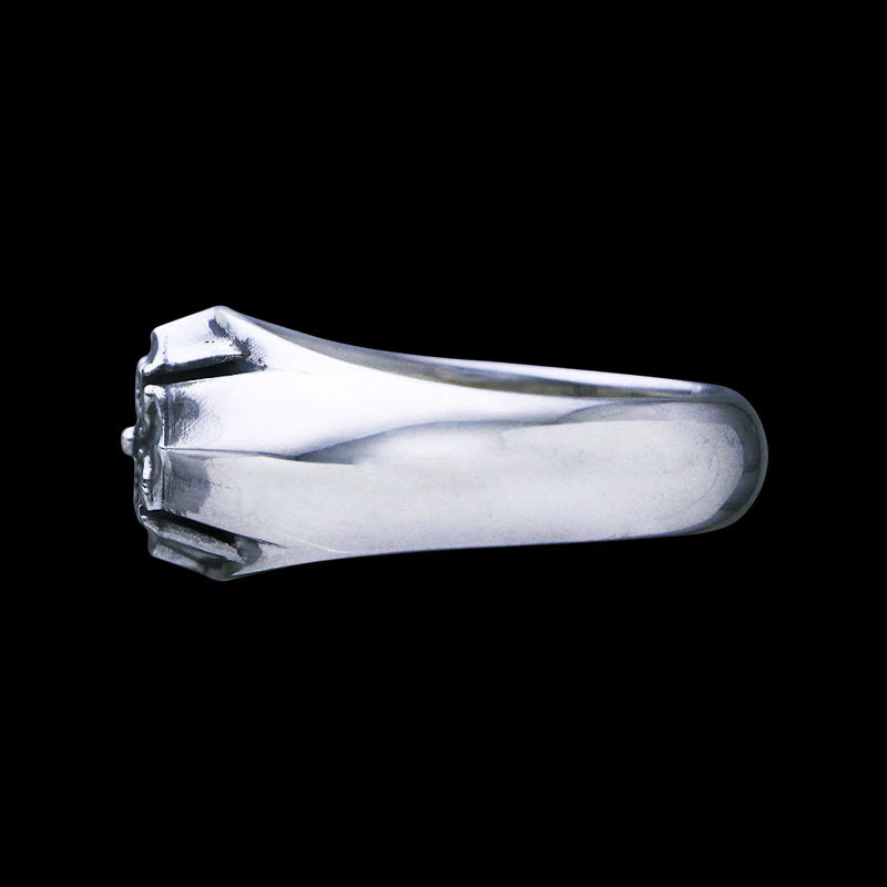 Iron Raven Cross Ring