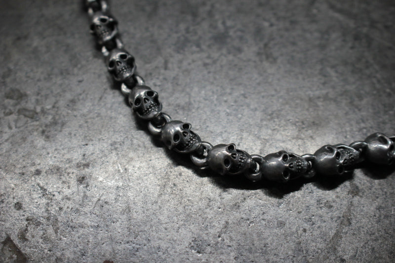 FCB-12 小skull linked bracelet