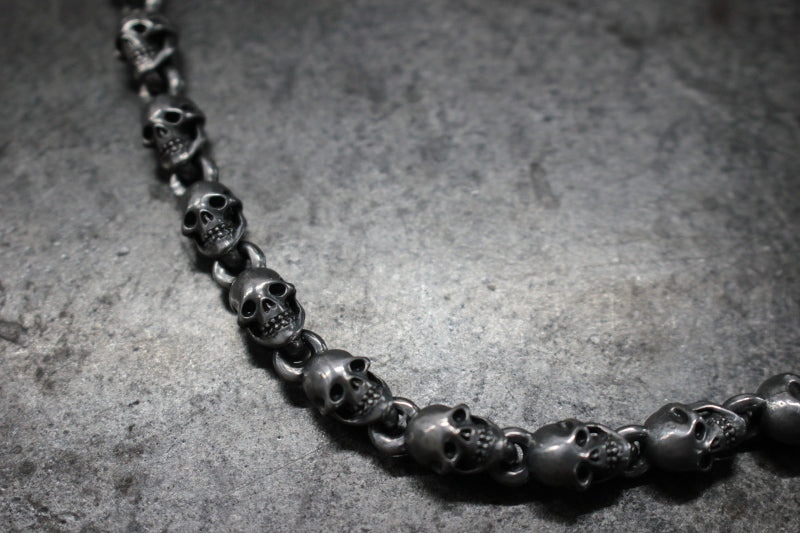 FCB-12 小skull linked bracelet