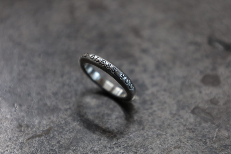 FCR-17 round ring/GOD BLESS YOU