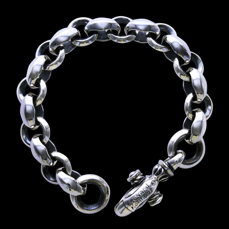 Silk Heron Bracelet (Leonard Kamhout Engraving)