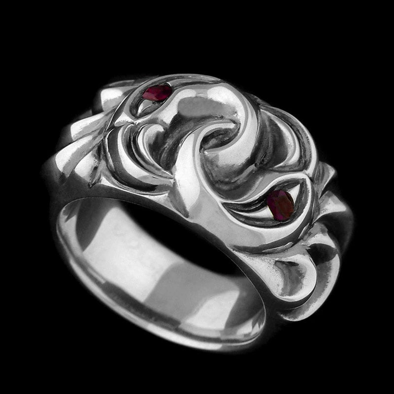 Cosmic Union Ring with Ruby
