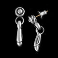 Crane head earrings