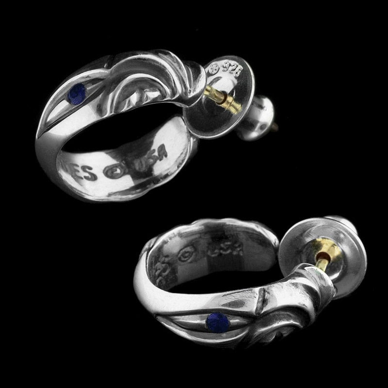 Osprey Earrings with Sapphire