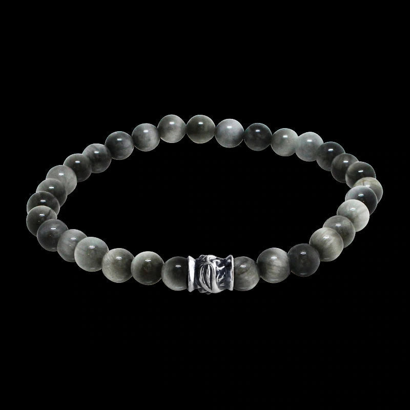 Hawk Bead 6mm Bracelet