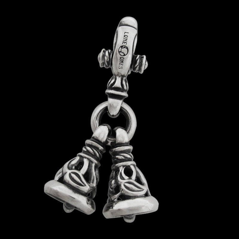 Two Crane Bell Key Clasp