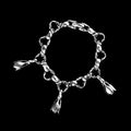 Caresses Bracelet (S) with 3-Tear Bell
