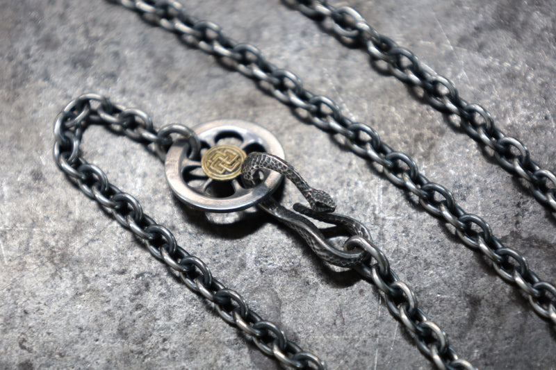 FCC-01 1.25mm beans chain/snake hook&K18 LC metal wheel