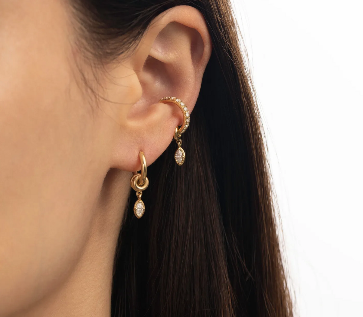 Circe Marquise Ear Cuff