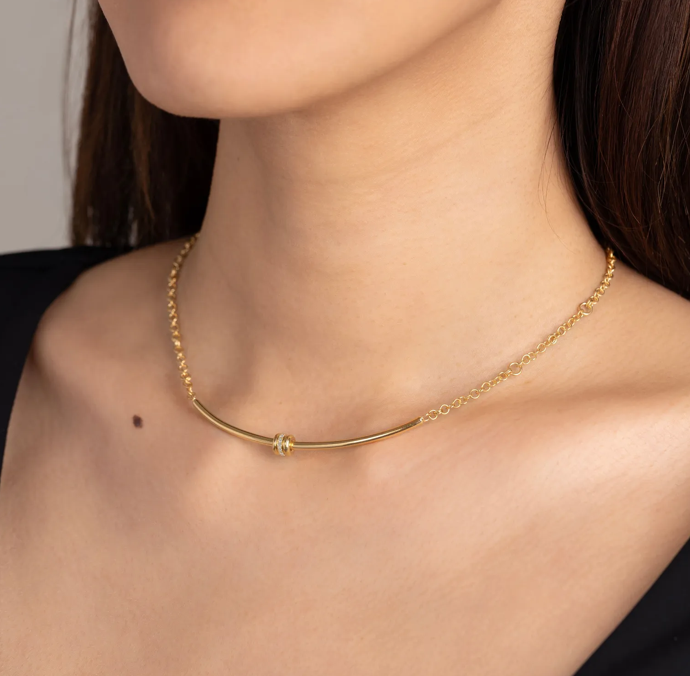 Gravity Arc Necklace