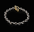 HSB 5MM OPEN-LINK™ BRACELET - STERLING SILVER | 18K GOLD