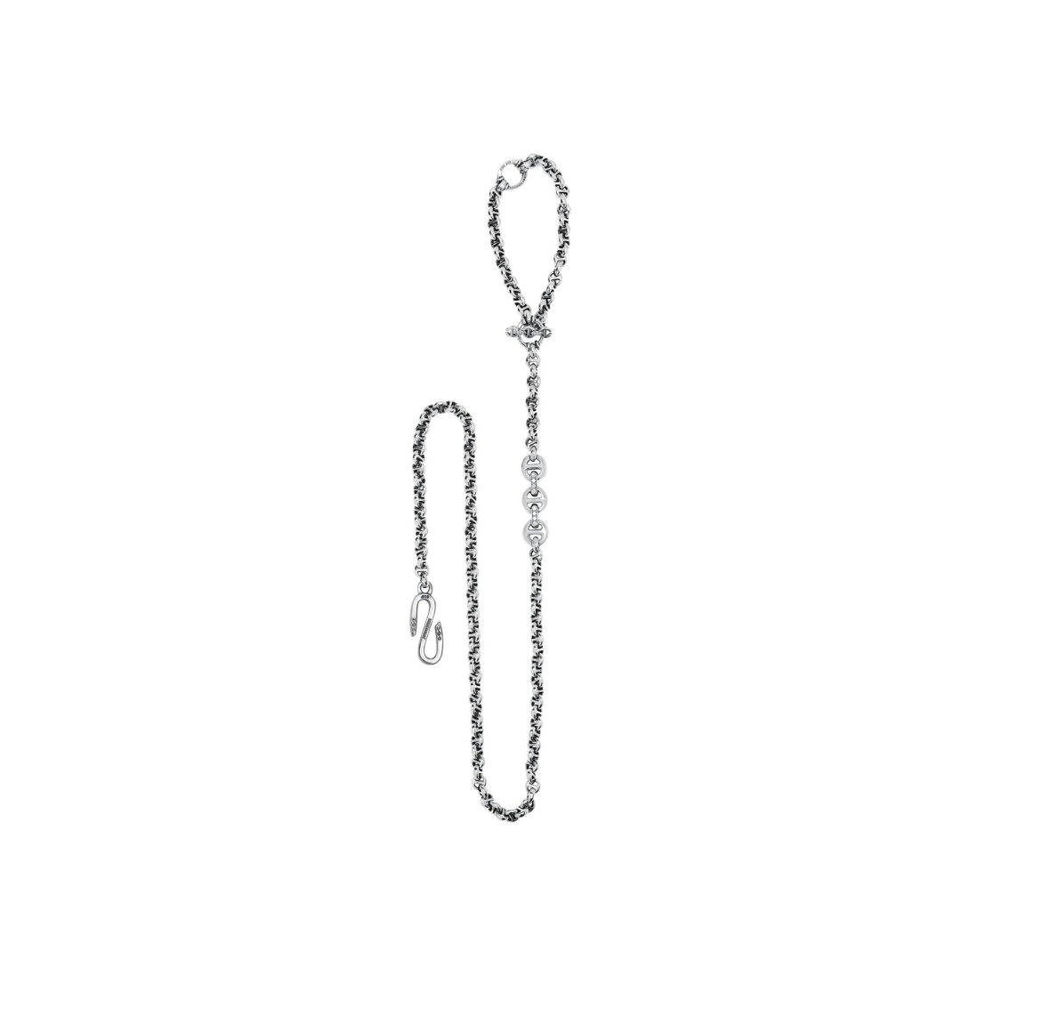 5MM OPEN-LINK™ WALLET CHAIN WITH DIAMOND PENDANT