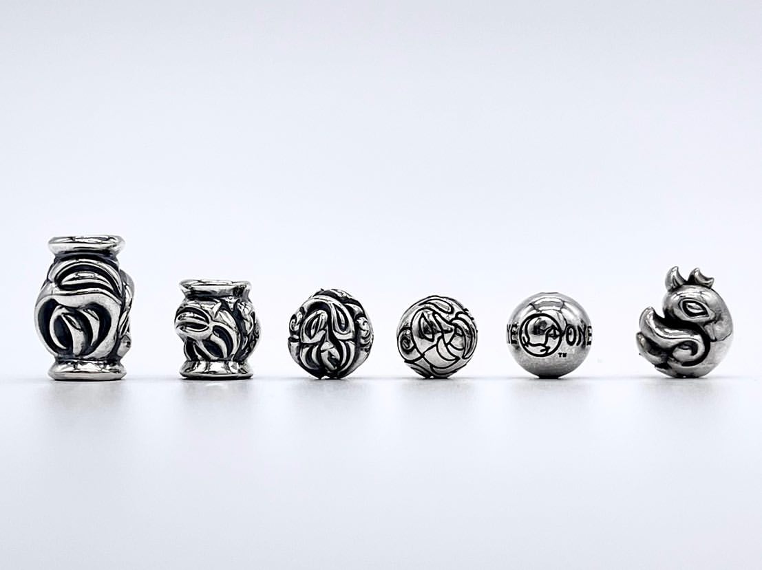 Lone Ones 10mm Silver Bead