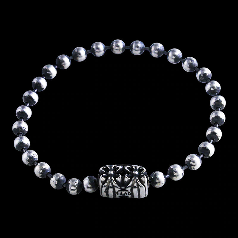 5mm Chrome Ball Chain Bracelet