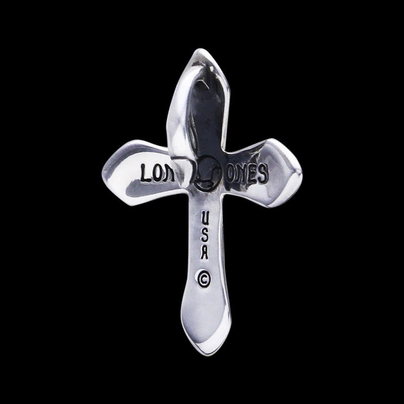 Carved Silk Cross Pendant