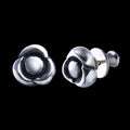 Flow stud earrings