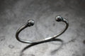 FCB-48 2skulls bangle narrow