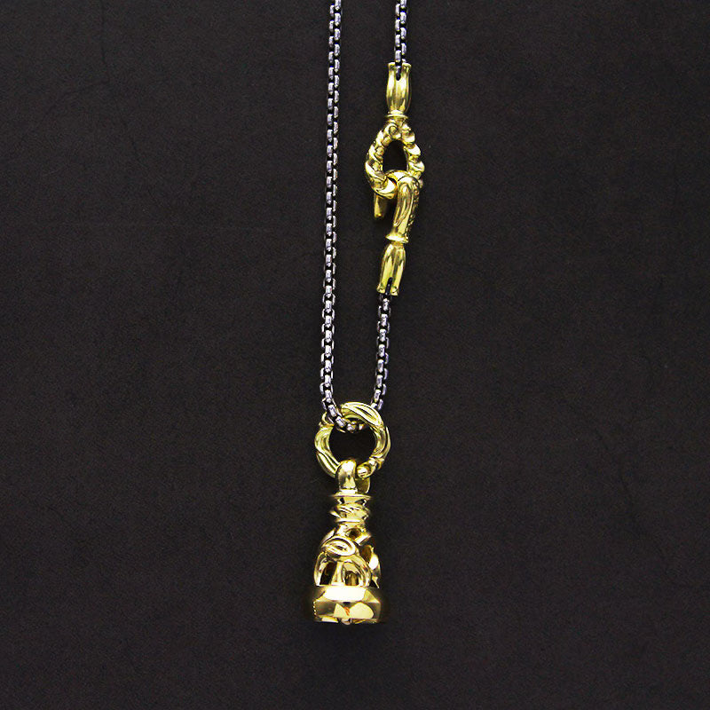 K18 YG Hooks Box Chain S