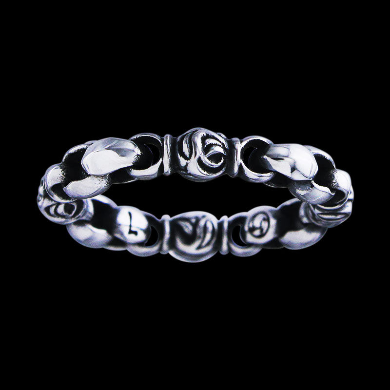 Mini Silk Link & Eagle Barrel Ring