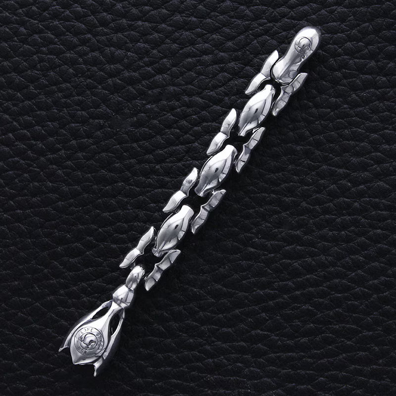 Tear Bell with 3 Deep Touches Lynx Key Clasp