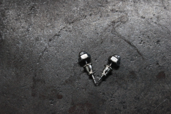 RE-04 六角 BALL STUD EARRING