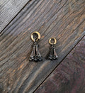 CHROME BELL RHODIUM W/18K YELLOW GOLD RING
