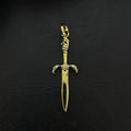 Dagger S w/ white diamond 18K YG