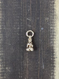 18K Rose Gold Dove Bell S with Rubies