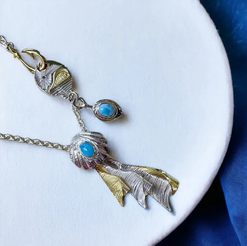 鳴島翔 Maile Leaf pendant