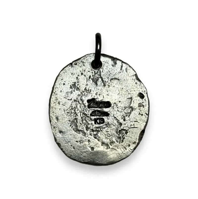 鳴島翔 K18 18金ポイントタタキメタルペンダント（ナル）