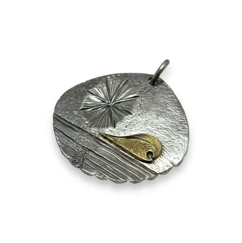 鳴島翔 K18 點金 Tataki Concha Pendant (Nalu)