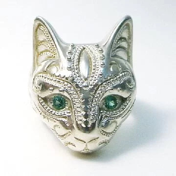 BBM 貓戒（Emerald eyes, Unoxidized）