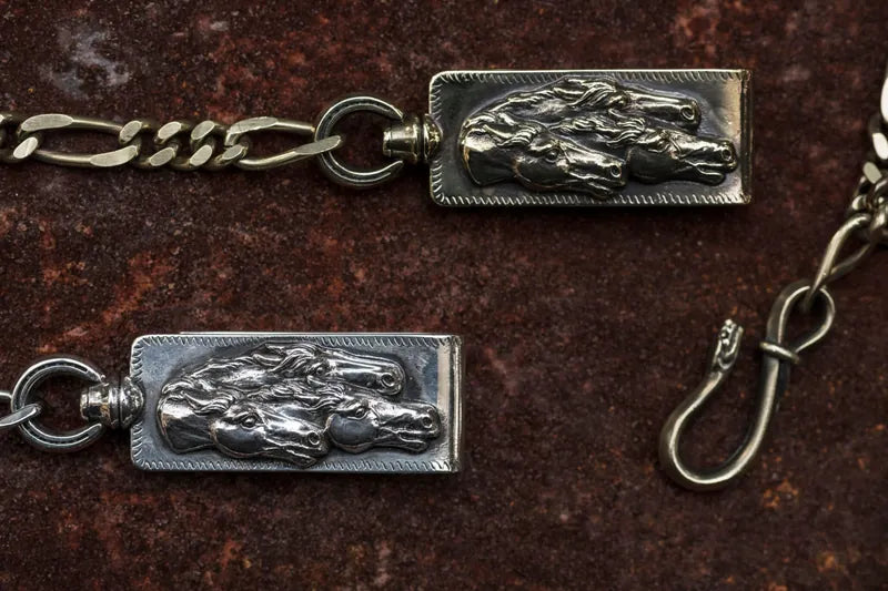 Horse clip type walletchain
