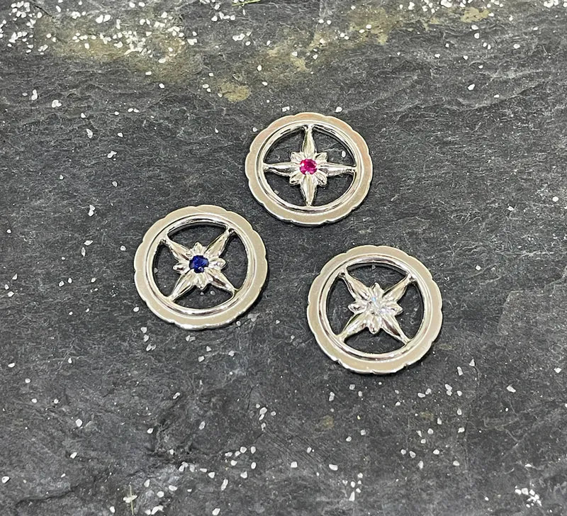 Full Silver Star Wheel/Intermediate Jewel