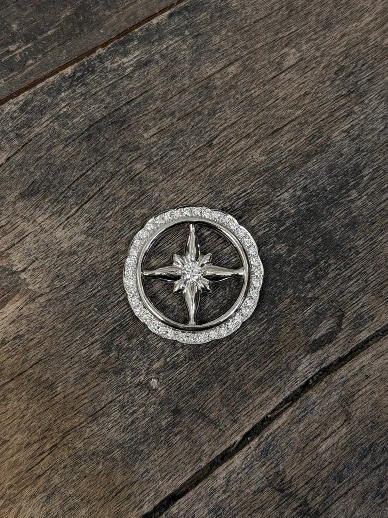 鉑金星輪全鑽點鑽 PT900 Star Wheel w/diamond