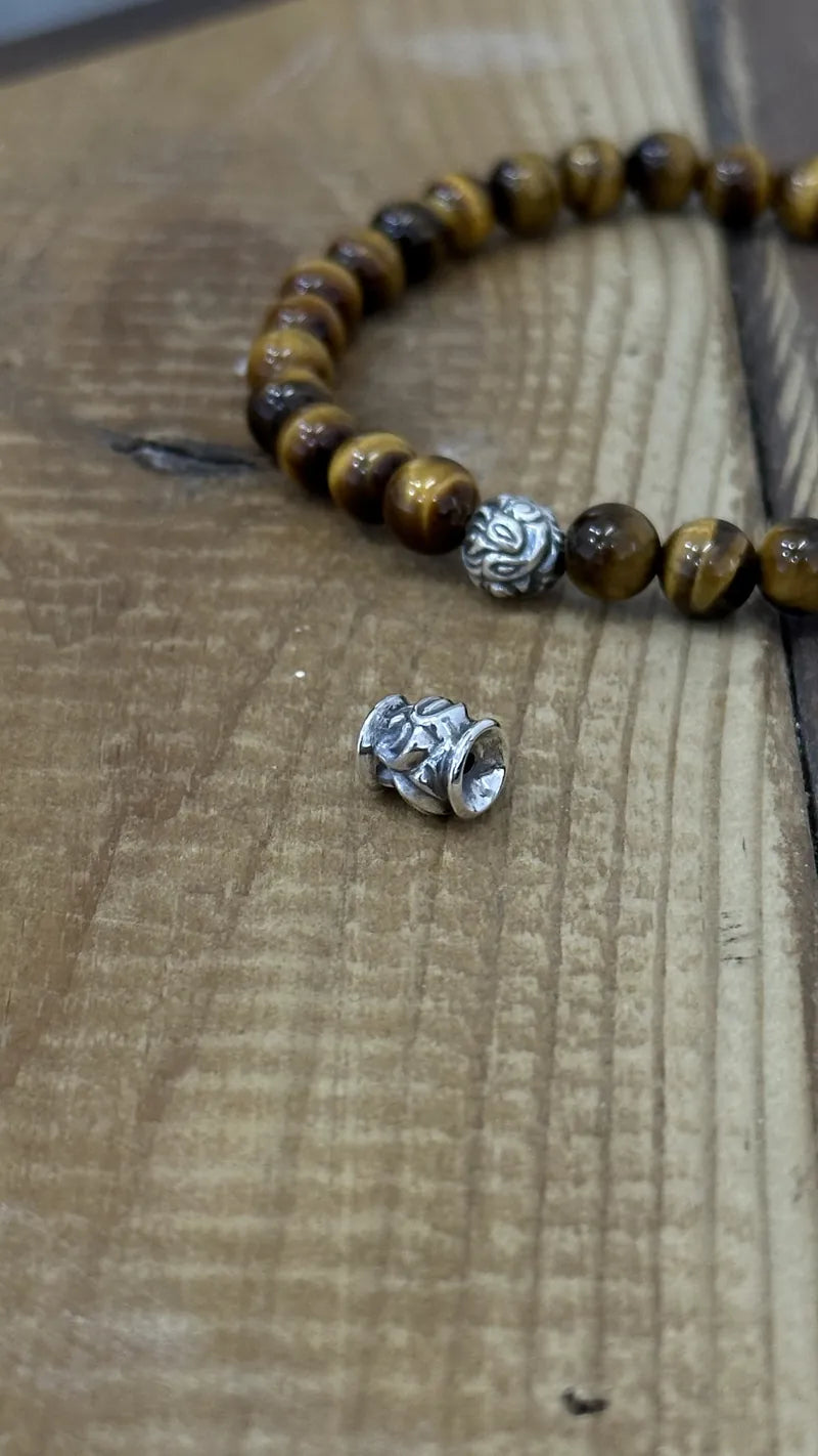 Lone Ones 6mm Silver Bead