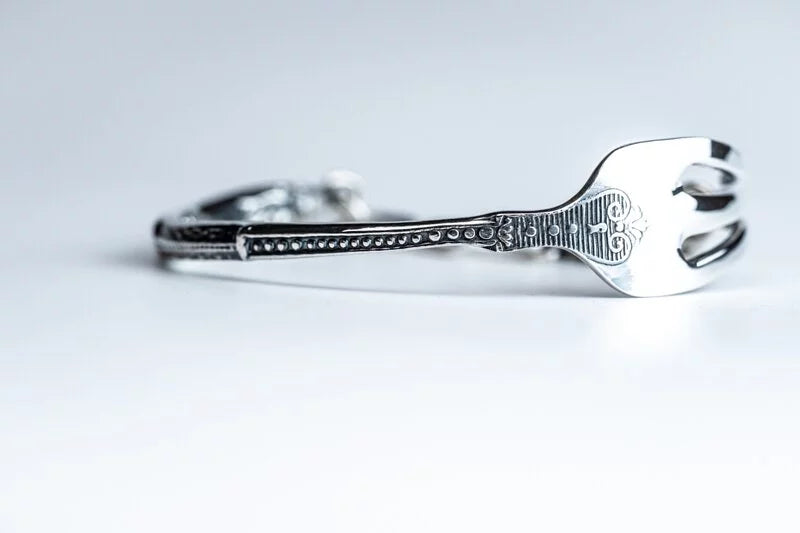Antique fork bracelet