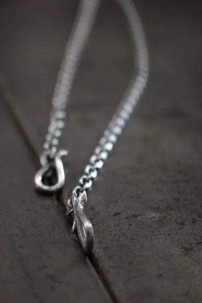 FCC-03 1.0mm beans chain double snake end