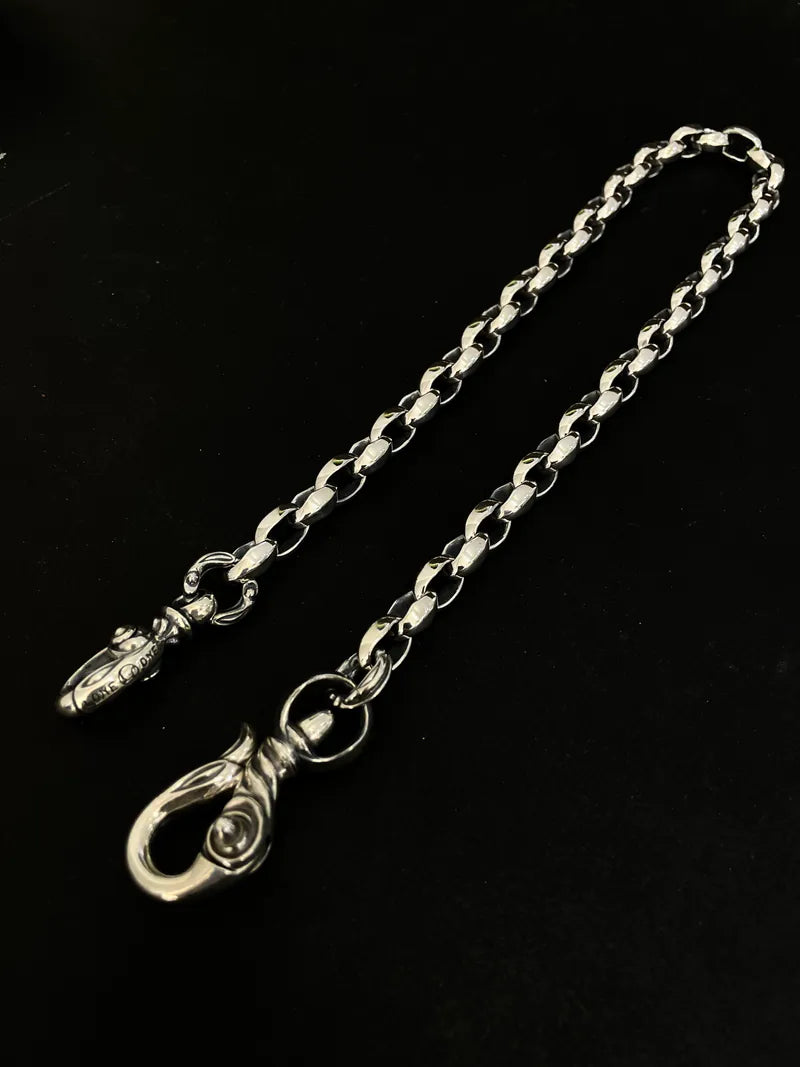 Mating Flight Silk Link Small with swan Clip Wallet Chain 18”