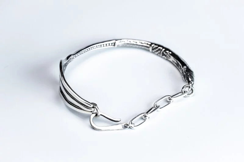 Antique fork bracelet