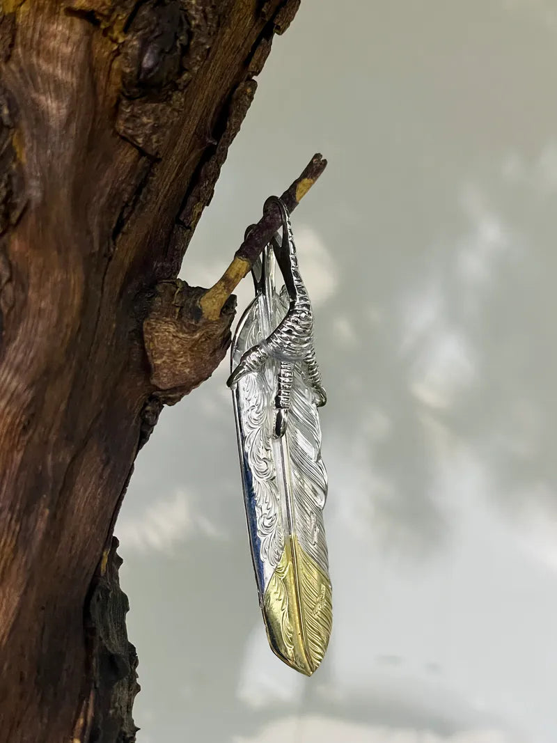 Flight Feather 銀爪半唐草先金羽 L