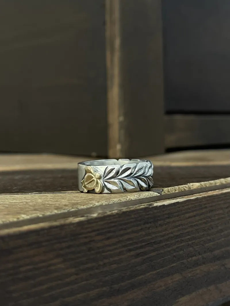 鳴島翔 K18 Motif Maile Ring