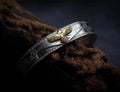 12mm One Gold Eagle Arabesque Bangle
