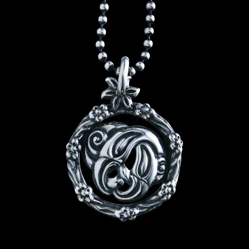 FLORAL NEST W/ 2MM BALL CHAIN