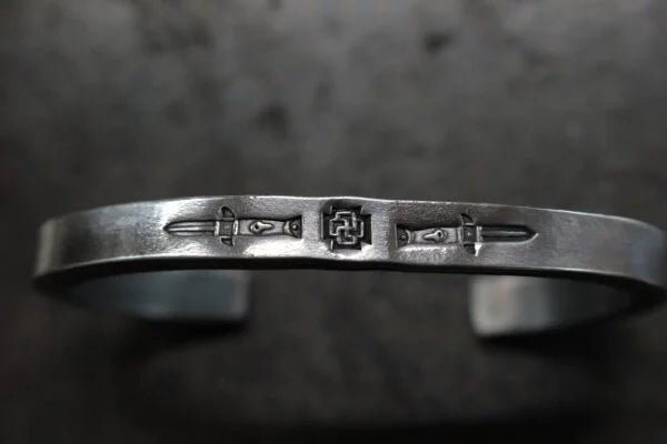 SE- 580 7mm 扁平手鐲/壓紋