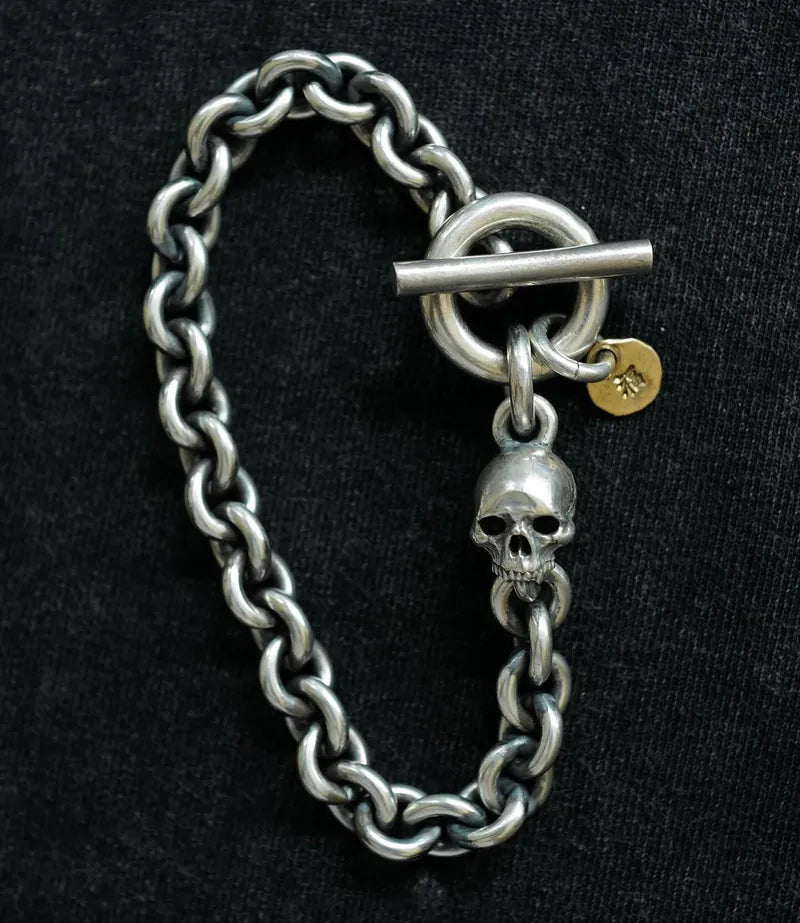 SE-1265 ss bracelet skull