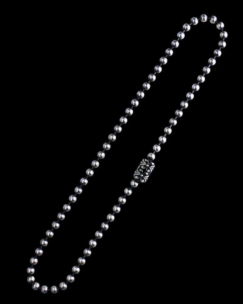 5.0mm Chrome Ball Chain Necklace