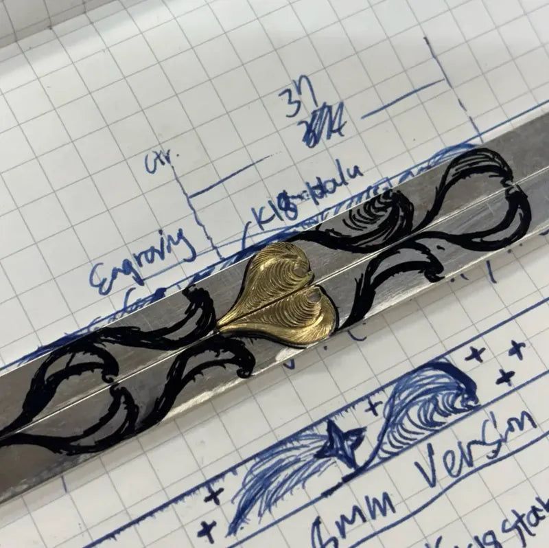 8mm K18ナルバングル